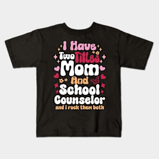 School Counselor mom Kids T-Shirt